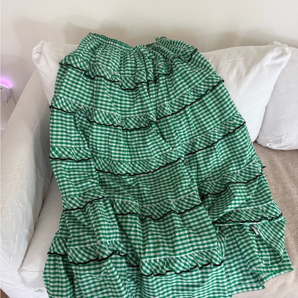 innika choo Green Gingham dress